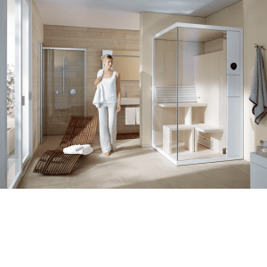 Sauna version en angle