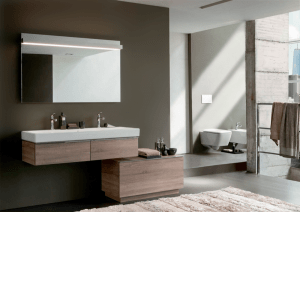 Meuble bas pour lavabo double