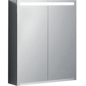 Armoire de toilette Option avec éclairage et 2 portes