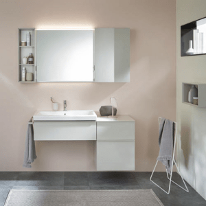 Meuble bas pour lavabo double