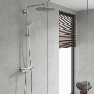 Colonne de douche avec mitigeur thermostatique