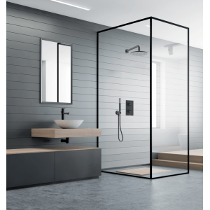 Kit encastré douche thermostatique