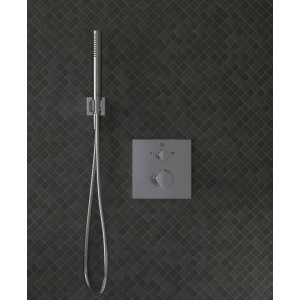 Thermostatique encastré carré