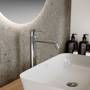 Mitigeur lavabo rehaussé