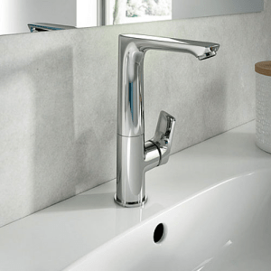 Mitigeur lavabo bec haut chrome