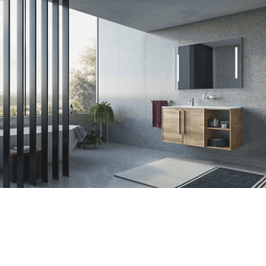 Caisson et niche ouverte