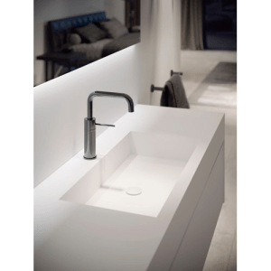 MITIGEUR LAVABO AVEC VIDAGE PUSH, DIAMOND SMOKE PVD