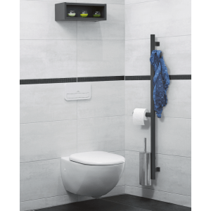 Barre d'appui et de maintien multifonction pour WC