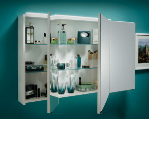 Armoire de toilette triptyque