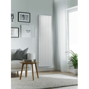 Radiateur vertical tubes plats