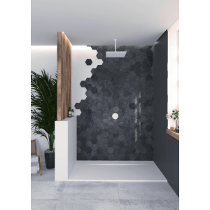 Receveur de douche avec caniveau sur la longueur
