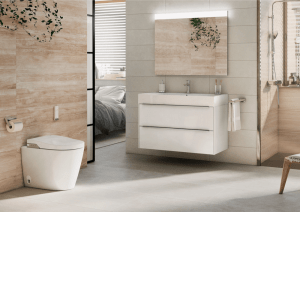 WC lavant sur pied