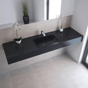 Plan de toilette moulé sur-mesure