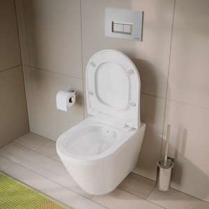 Integra Aquacare, set préassemblé avec WC suspendu avec fonction bidet et soupape intégrée
