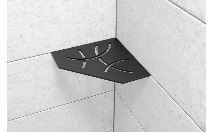 Etagère de douche noire