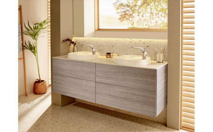 WC suspendu (finition café mat)