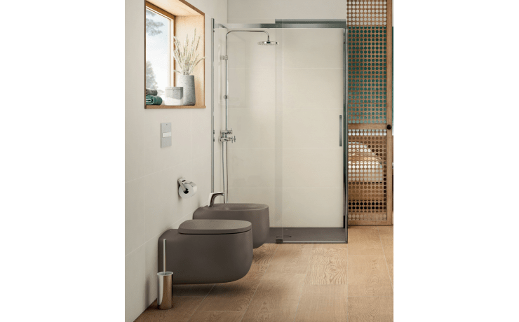 WC suspendu (finition café mat)