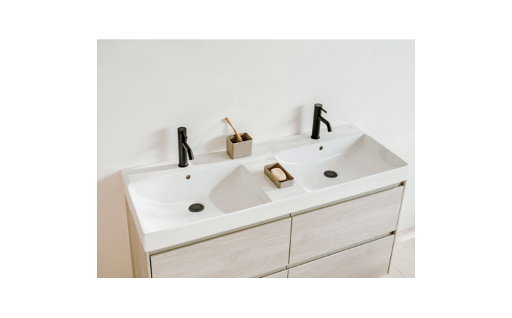 Ensemble Unik meuble 4 tiroirs + lavabo double