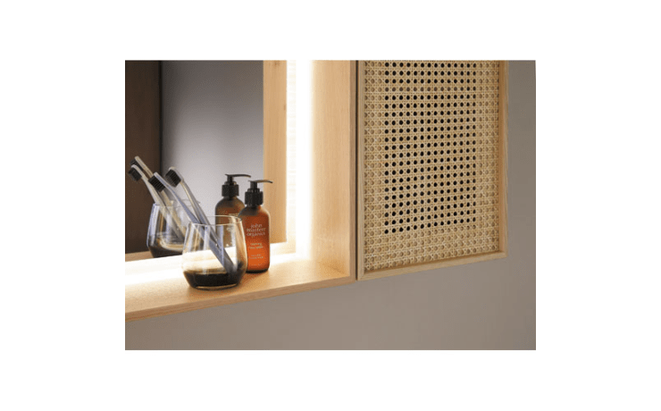 Miroir avec éclairage LED
