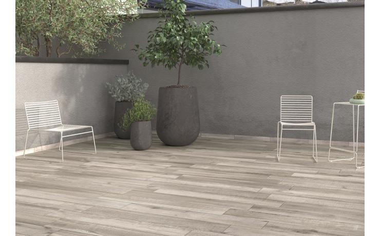 Carrelage sol bois gris