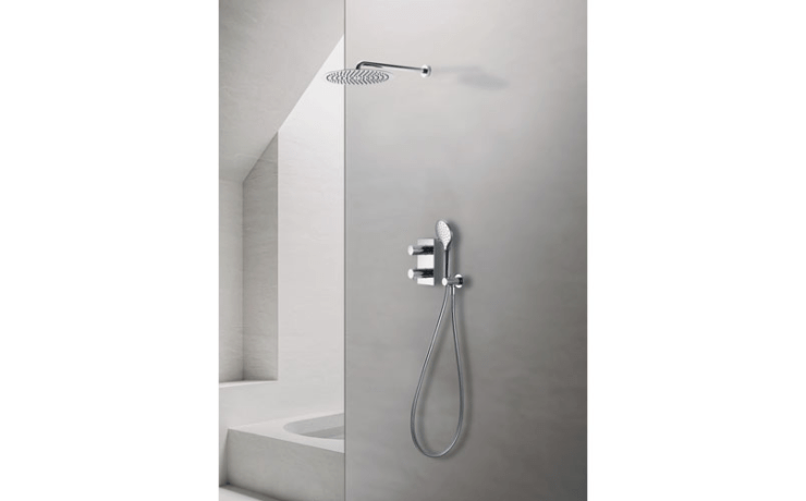 PACK DE DOUCHE THERMOSTATIQUE CHROMÉ 2 SORTIES