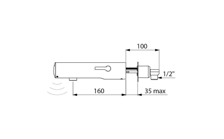 Mitigeur de lavabo automatique