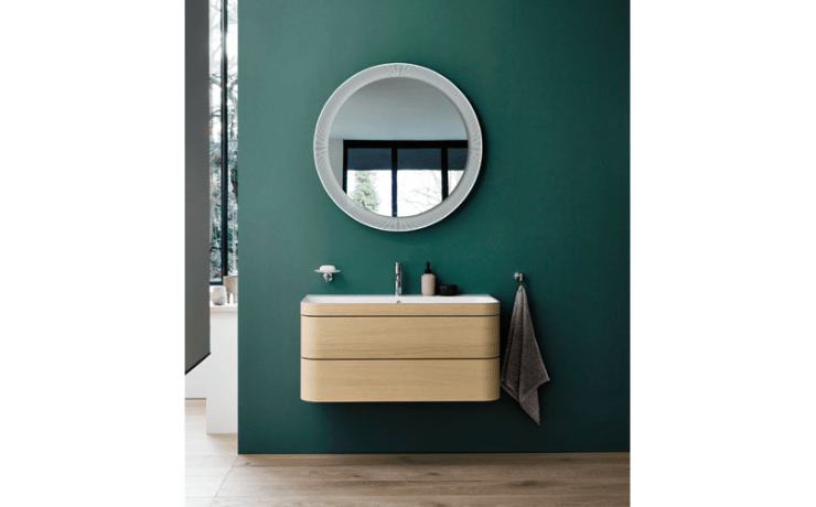 lavabo pour meuble C-Bonded Happy D2 Plus, finition chêne