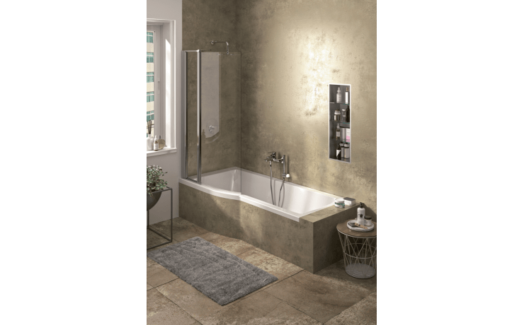 Baignoire asymétrique