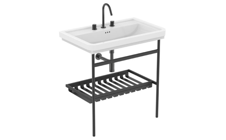 piètement pour lavabo plan