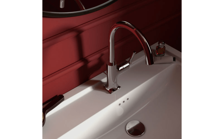 Mitigeur lavabo col de cygne chrome