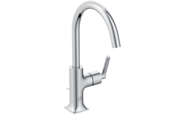 Mitigeur lavabo col de cygne chrome