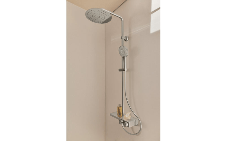 Colonne de douche thermostatique chrome