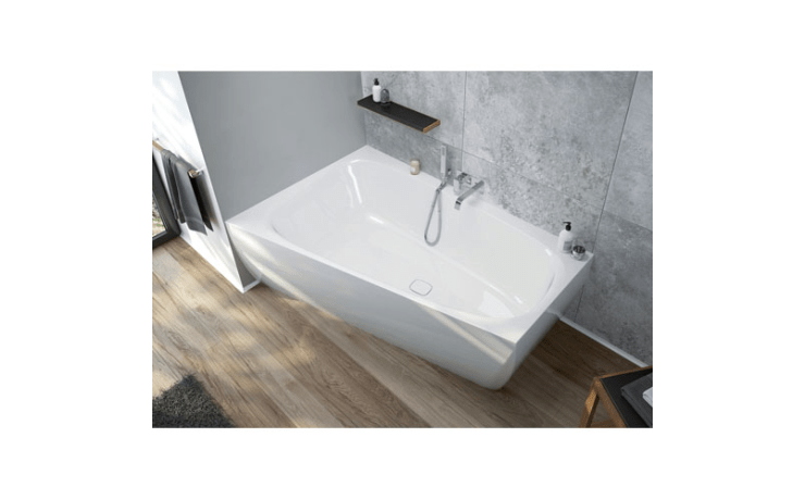 baignoire monobloc trapèze asymétrique