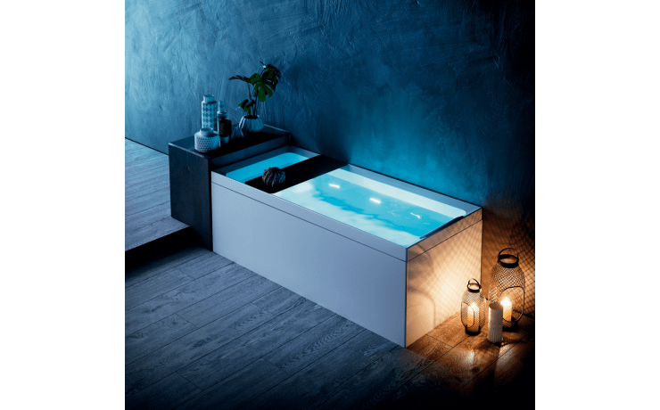 Baignoire avec système balnéo mixte