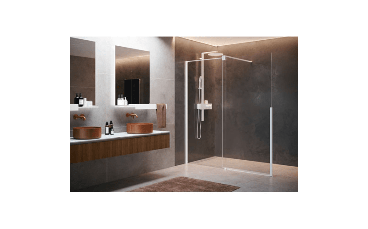 Paroi de douche Walk-in avec panneau coulissant