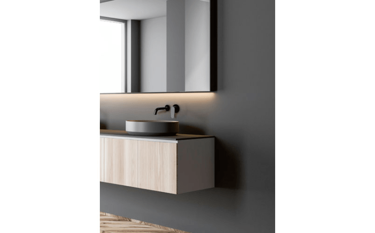 Mitigeur encastré lavabo noir mat