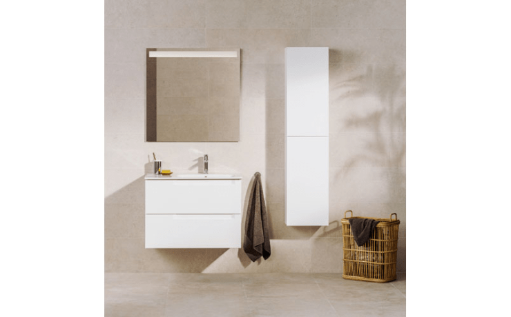 Pack meuble compact + lave-mains + miroir