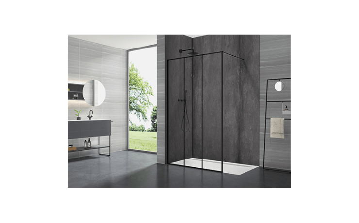 Walk-in avec stabilisation murale