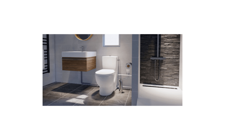 Pack WC SFA Cuvette Wc A Broyeur Intégré Sanicompact 43 Eco