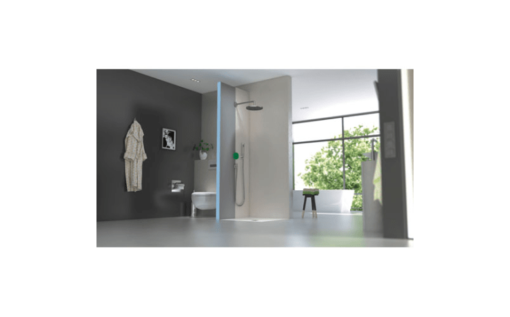 Cloison modulaire avec iBox Hansgrohe encastré