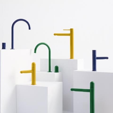 Robinetterie colorée
