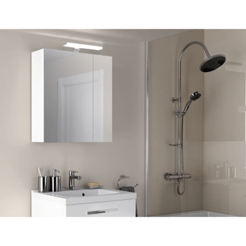 Miroir avec eclairage LED intégré Banio-Ada - Largeur 120 cm, 50W, 3360Lm