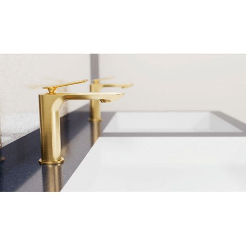 MITIGEUR LAVABO REGULAR AVEC VIDAGE UP&amp;DOWN, OR BROSSÉ