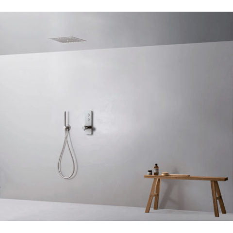 PACK DE DOUCHE THERMOSTATIQUE CHROMÉ PLAFOND