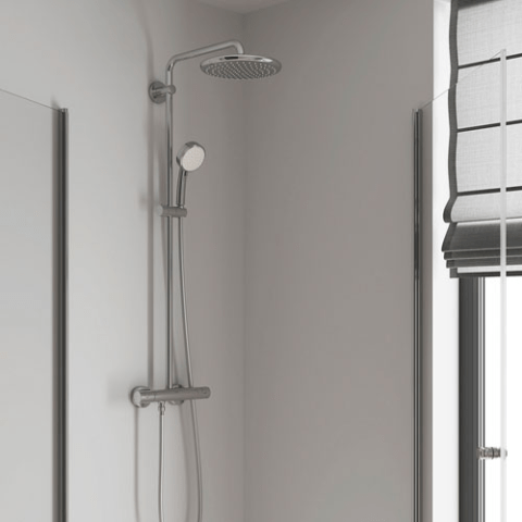 Colonne de douche avec mitigeur thermostatique