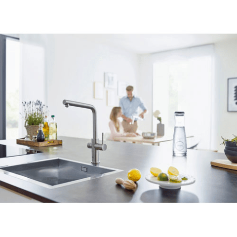 Mitigeur évier avec système de filtration de l'eau