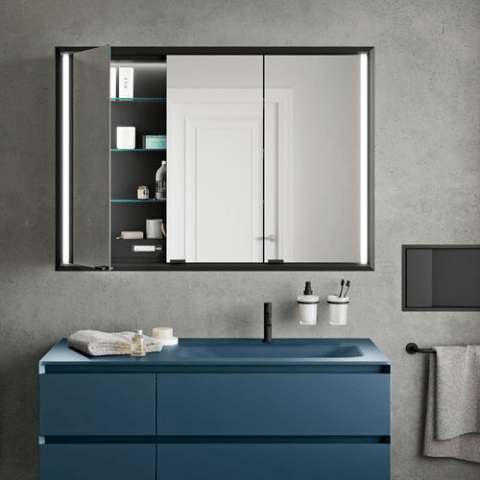 Armoire de toilette avec éclairage bilatéral