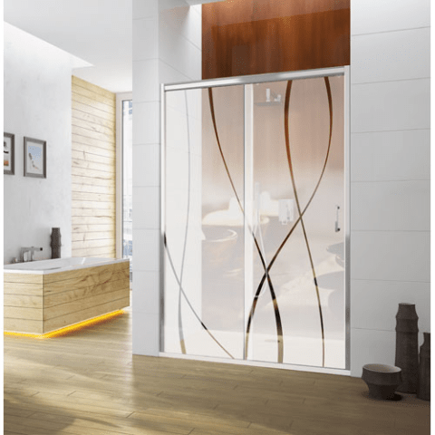 Porte coulissante sans seuil